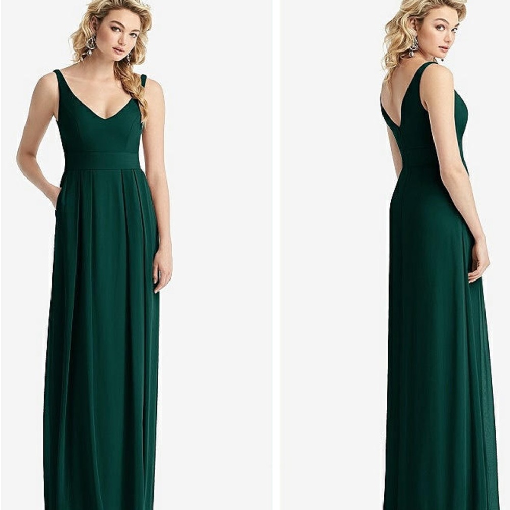 After Six Evergreen Maxi Dress with Pockets